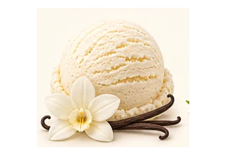 Vanilla ice cream scoop