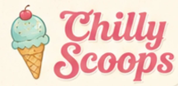 Chilly Scoops ice cream cone logo