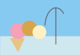 Gelato illustration for Italy